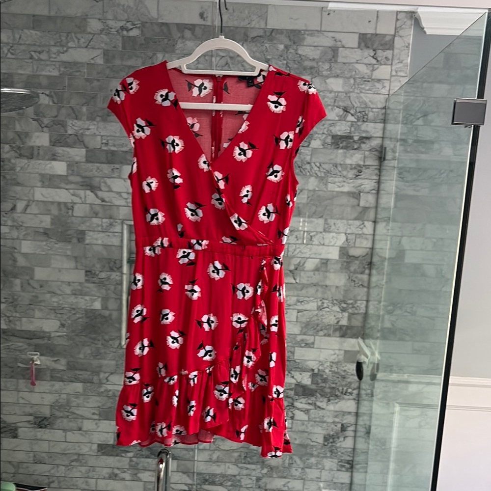J.Crew Floral Wrap Dress - Women's Short Sleeve